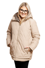 Éliane™ | Veste d'hiver légère, chaude et imperméable en grande taille