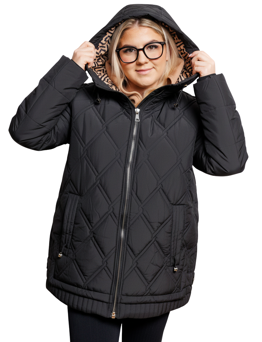 Éliane™ | Veste d'hiver légère, chaude et imperméable en grande taille