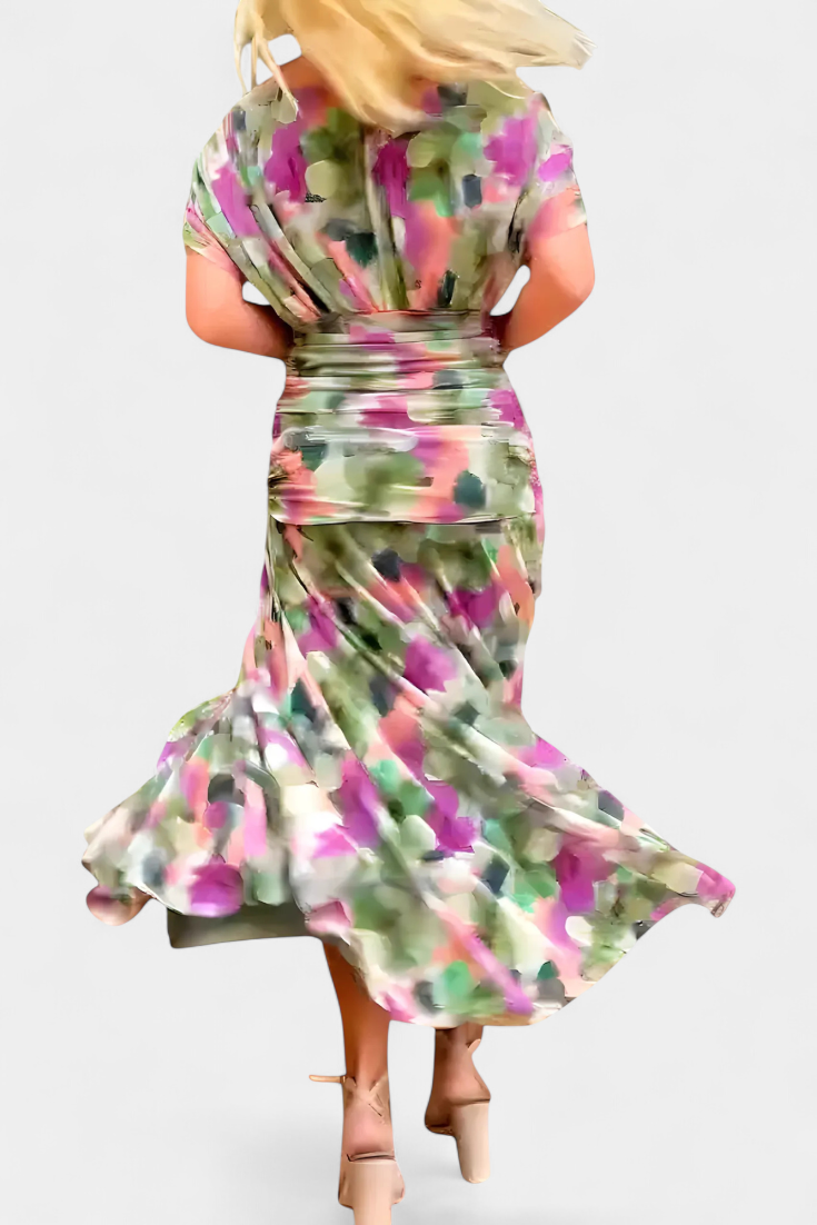 Alizée™ — Robe Fleurie au Style Éthéré