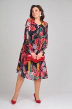Manuelle™ | Élégante Robe Fleurie Fluide pour Femme