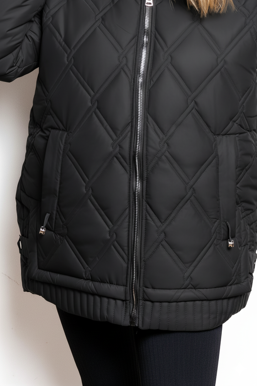 Éliane™ | Veste d'hiver légère, chaude et imperméable en grande taille