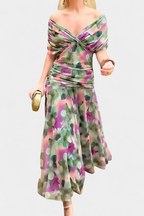 Alizée™ — Robe Fleurie au Style Éthéré