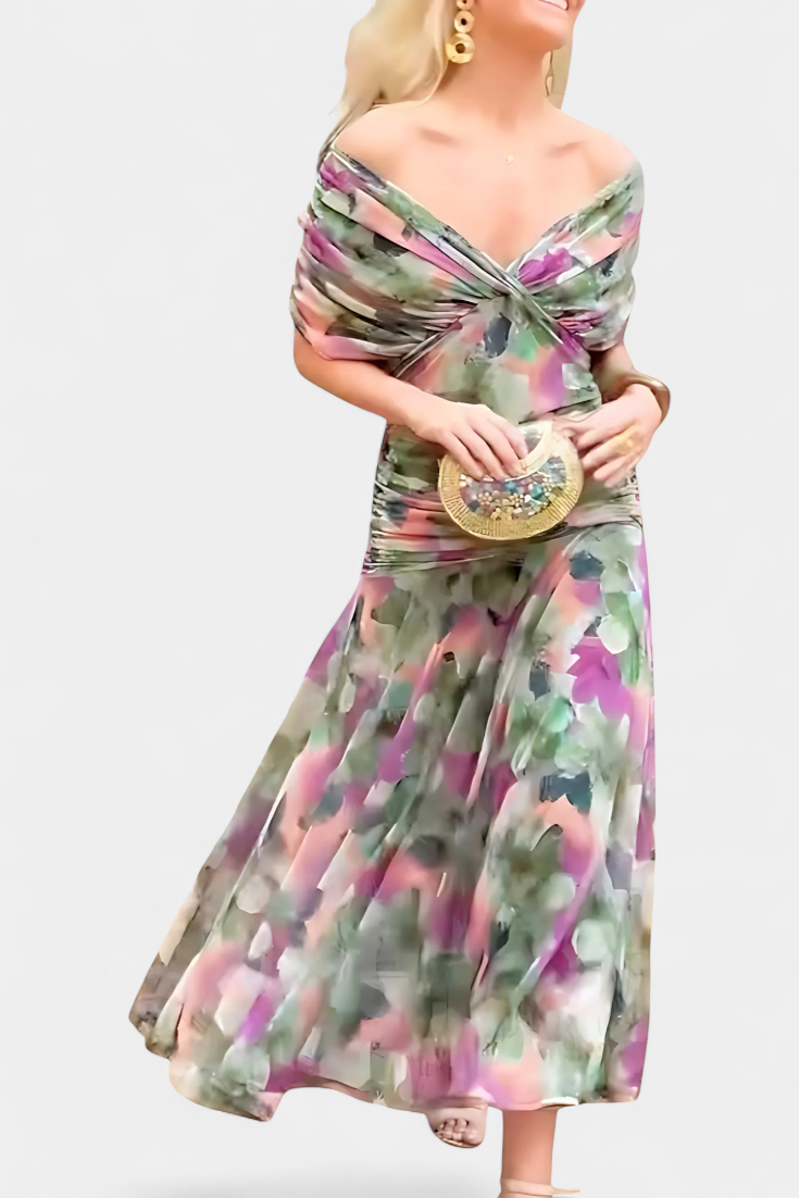 Alizée™ — Robe Fleurie au Style Éthéré