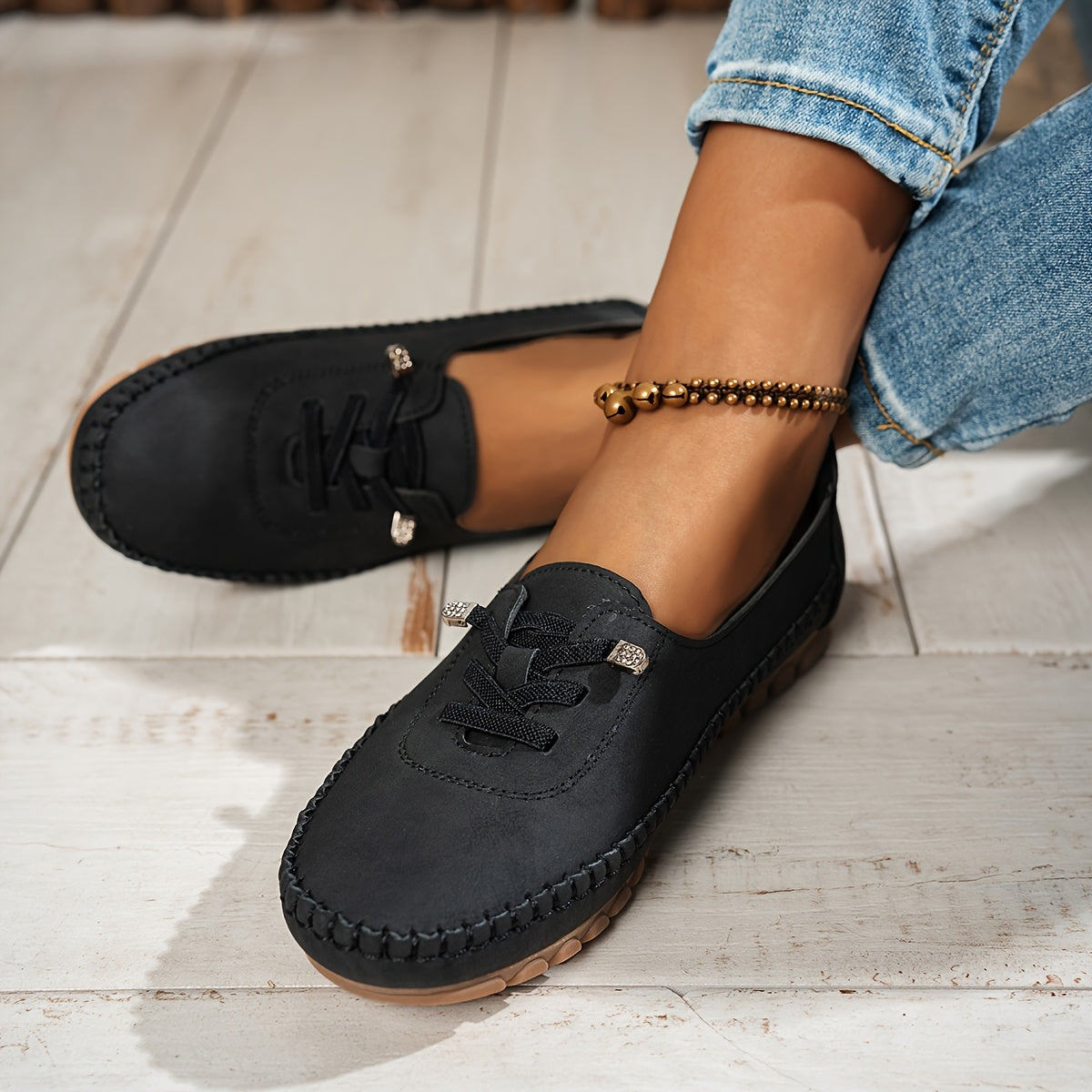 Orthelia™ – Mocassins souples à soutien intégral pour pieds sensibles