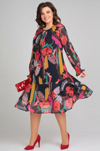 Manuelle™ | Élégante Robe Fleurie Fluide pour Femme