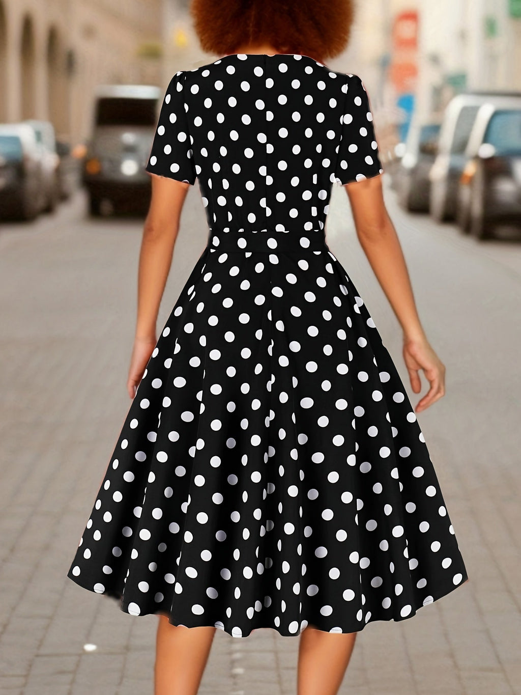 Marguerite™ | Élégante Robe à Pois Confortable et Intemporelle