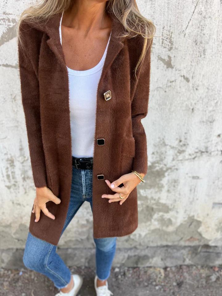Margaux™ — Élégante Veste Longue pour le Quotidien