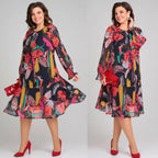 Manuelle™ | Élégante Robe Fleurie Fluide pour Femme