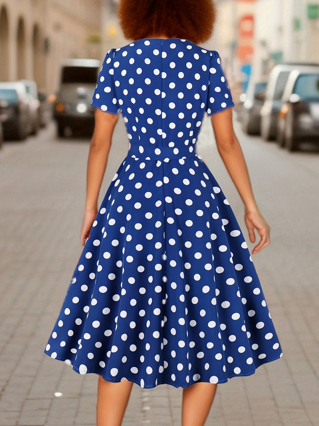 Marguerite™ | Élégante Robe à Pois Confortable et Intemporelle