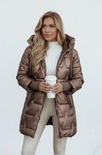 Almée™ – Élégante Doudoune Longue pour l'Hiver
