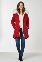 Giulia d’Hiver™ — Élégant manteau chaud avec capuche