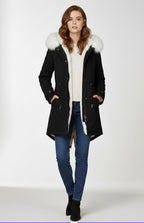 Giulia d’Hiver™ — Élégant manteau chaud avec capuche