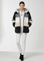 Aléana™ – Veste d'hiver chic et chaleureuse avec capuche et zip
