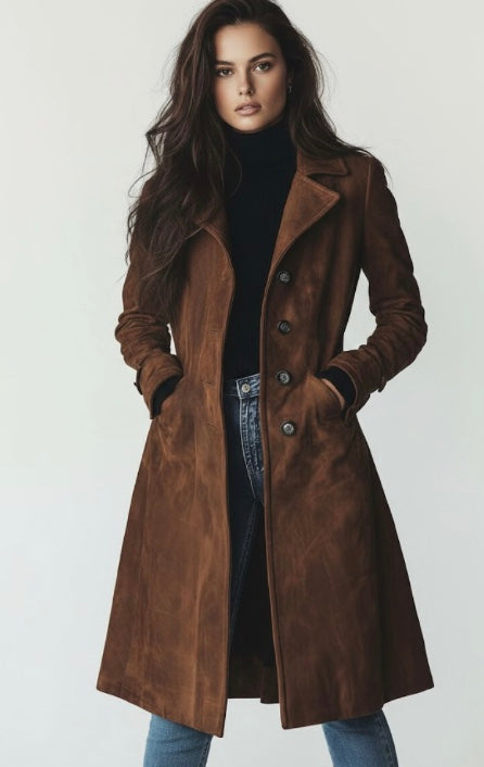 Teresa™ — Trench Élégant au Charme Intemporel