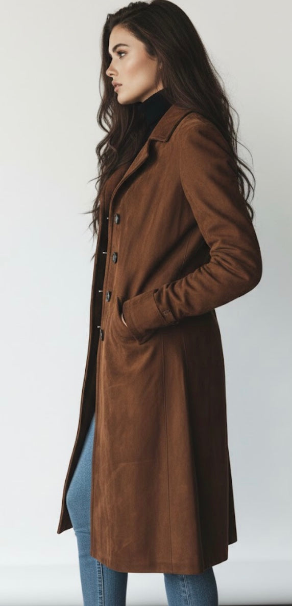 Teresa™ — Trench Élégant au Charme Intemporel