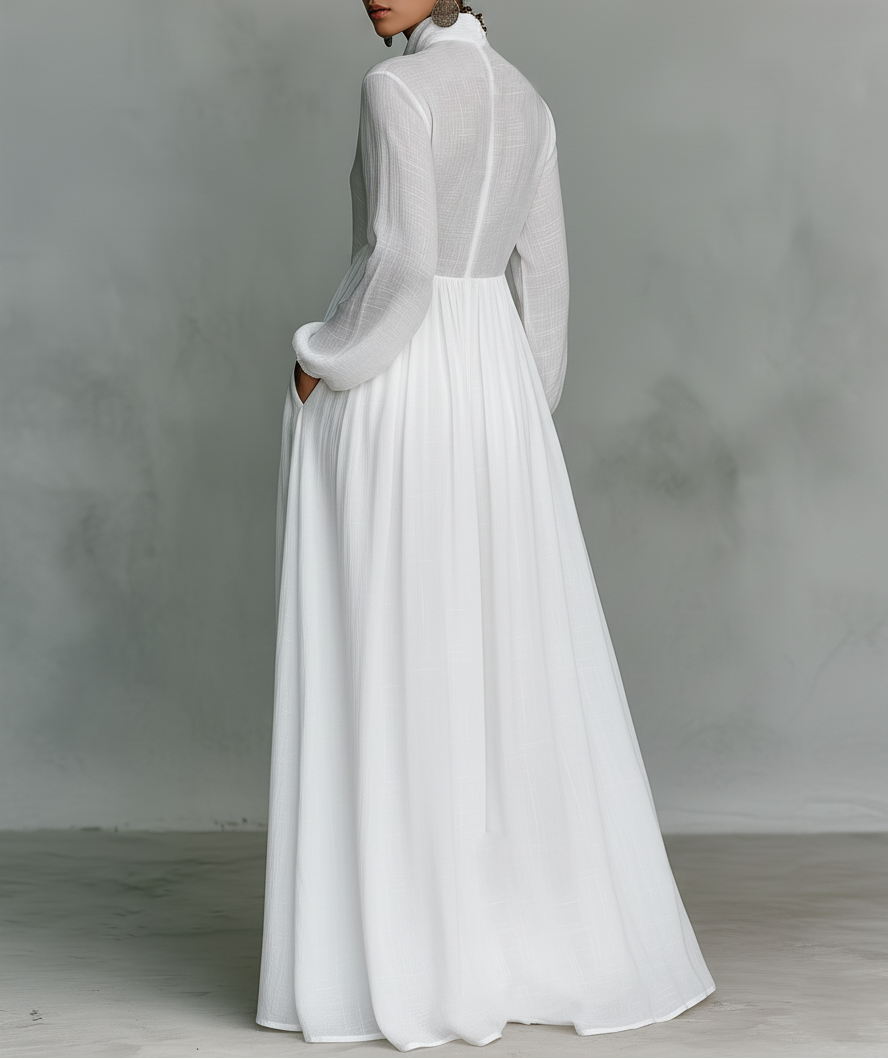 Élisa™ — Robe Maxi Élégante et Minimaliste