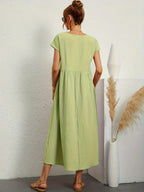 Gabrielle™ - Élégante Robe Midi Fluide au Style Intemporel