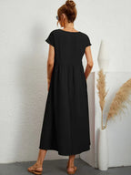 Gabrielle™ - Élégante Robe Midi Fluide au Style Intemporel