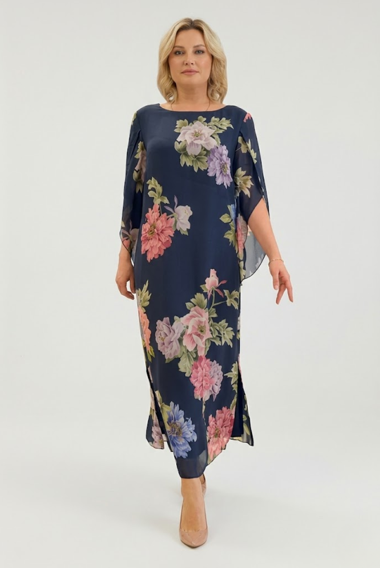Marianne™ — Élégante Robe Maxi Fleurie et Fluide