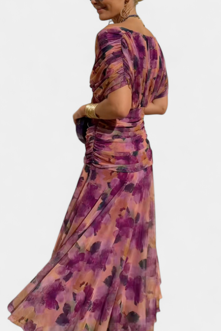 Alizée™ — Robe Fleurie au Style Éthéré