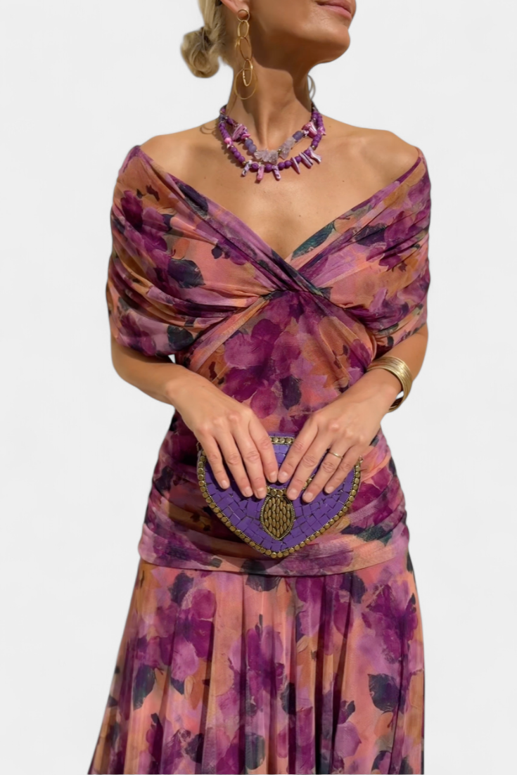 Alizée™ — Robe Fleurie au Style Éthéré