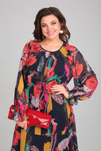 Manuelle™ | Élégante Robe Fleurie Fluide pour Femme