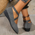 Élise® – Ballerines à brides croisées pour un confort raffiné