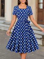 Marguerite™ | Élégante Robe à Pois Confortable et Intemporelle
