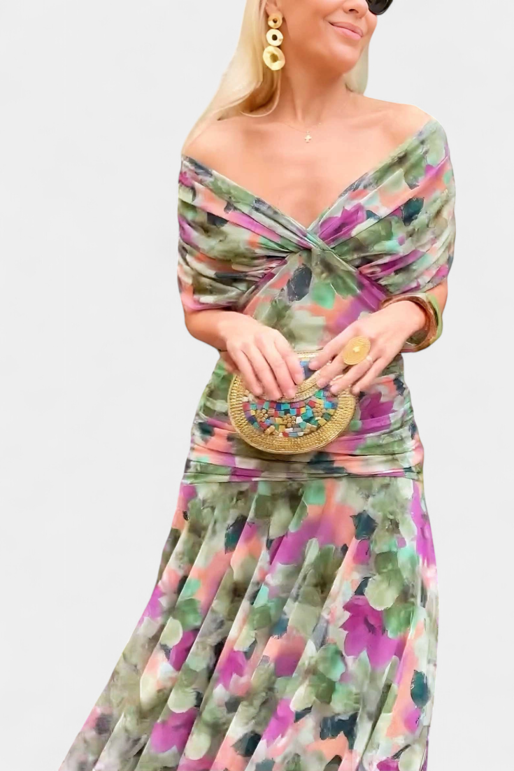 Alizée™ — Robe Fleurie au Style Éthéré