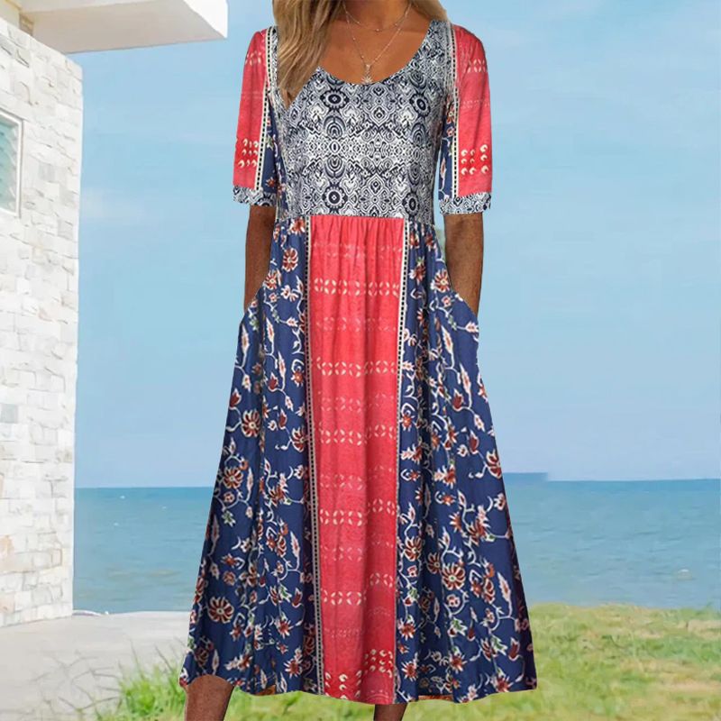 Julie™ — Élégante et Confortable Robe Bohème
