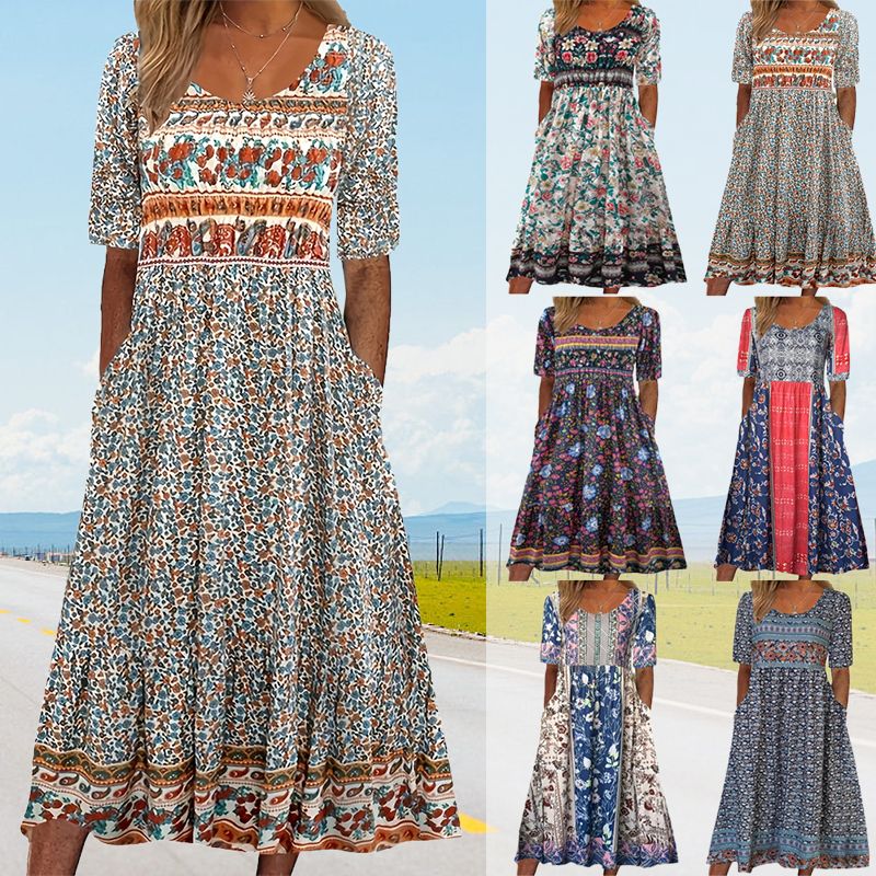 Julie™ — Élégante et Confortable Robe Bohème