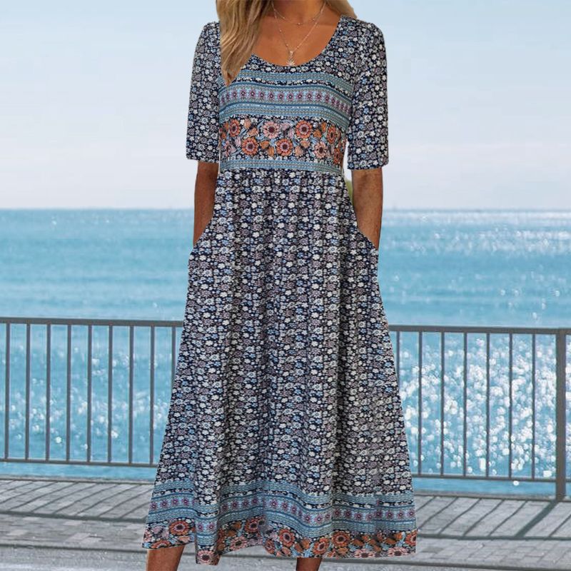 Julie™ — Élégante et Confortable Robe Bohème