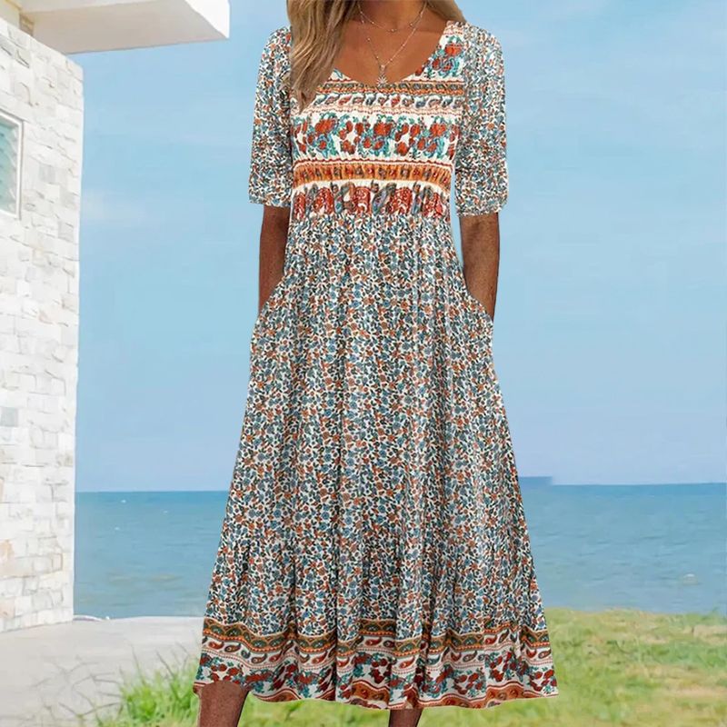 Julie™ — Élégante et Confortable Robe Bohème