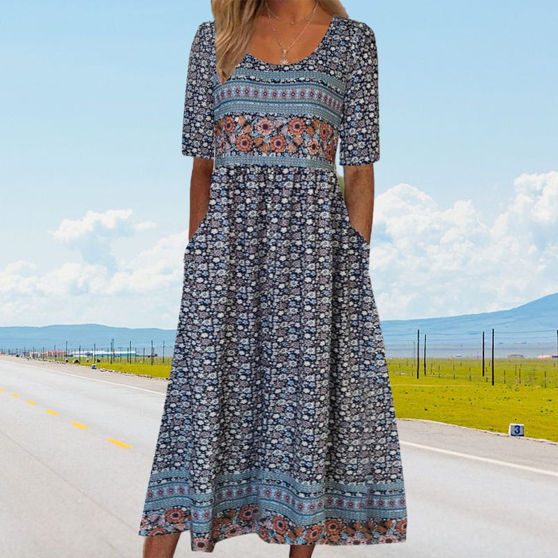 Julie™ — Élégante et Confortable Robe Bohème