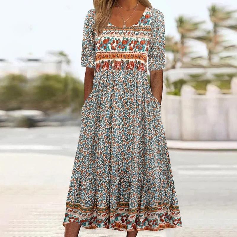 Julie™ — Élégante et Confortable Robe Bohème